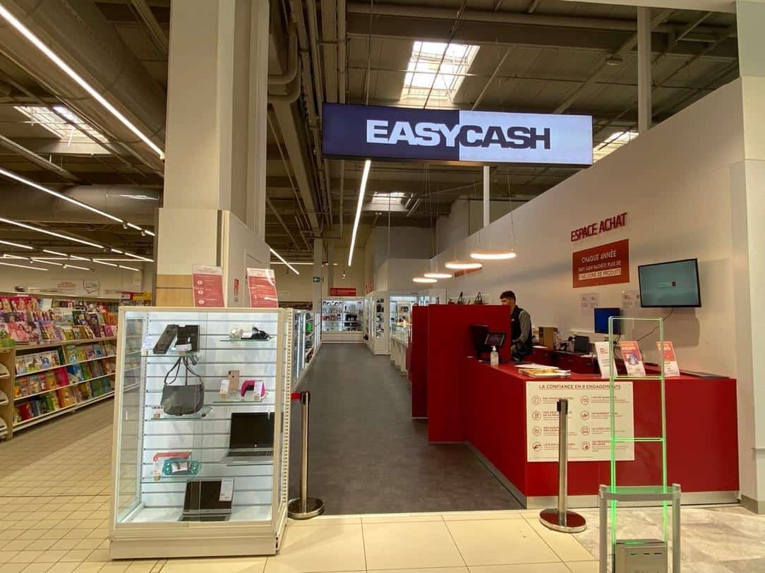 Seconde main : Easy Cash a implanté un premier shop in shop dans un hypermarché Auchan