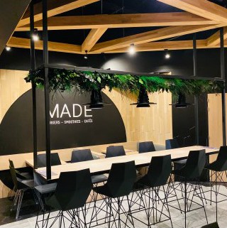 Restaurant de burgers haut de gamme à l