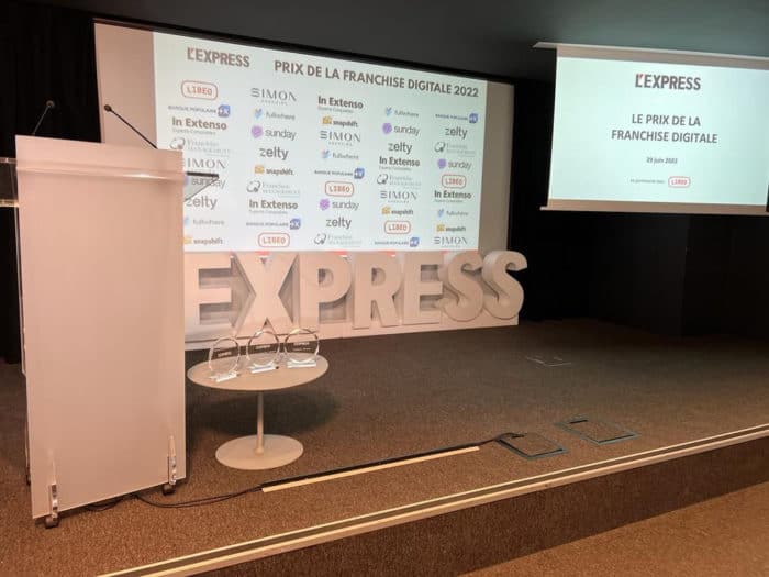 Cérémonie de remise des Prix de la franchise digitale L