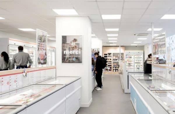 Magasin de produits surgelés à l