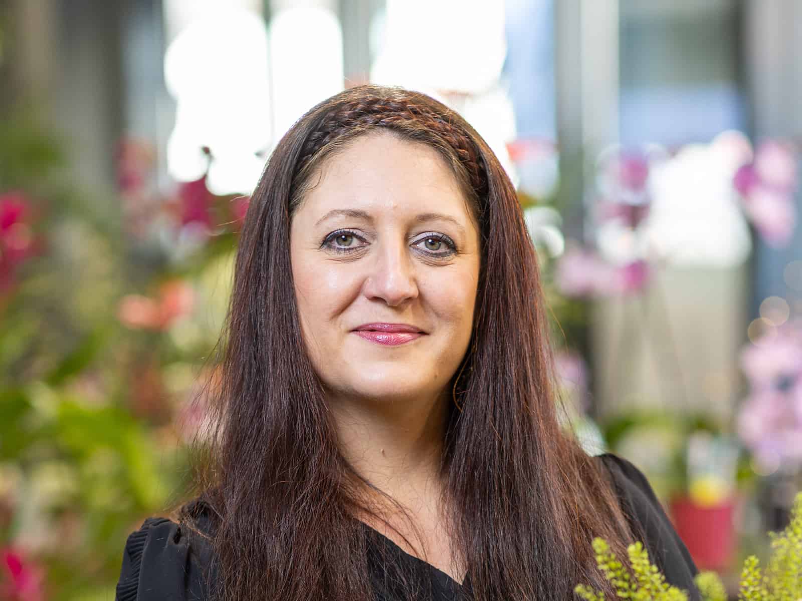 Aurélie Fréval, franchisée Le Jardin des Fleurs en Savoie