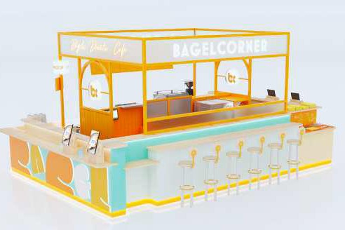 Point de vente Bagel Corner au format kiosque