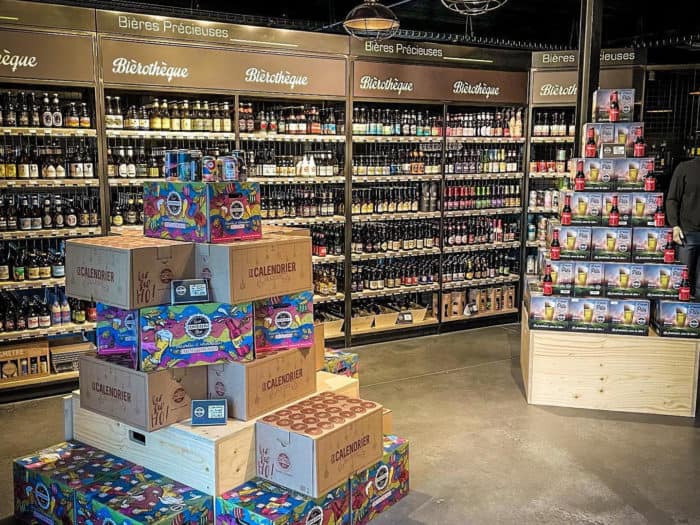 Cave à bière à l
