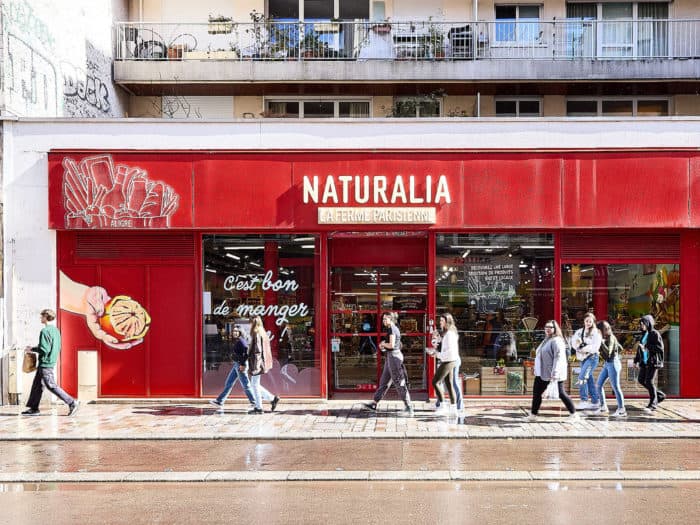 Nouveau concept de magasin Naturalia - La Ferme parisienne