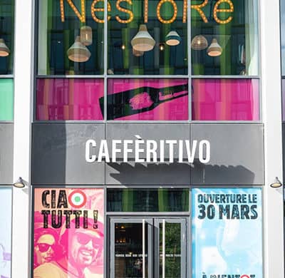 Restaurant Cafferitivo del Arte à Nanterre - devanture