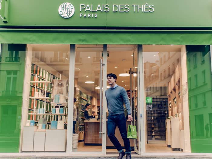 Vitrine de boutique à l