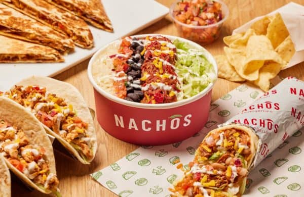 Produits de la franchise de restauration Nachos