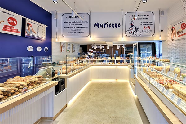 Intérieur de boulangerie à l