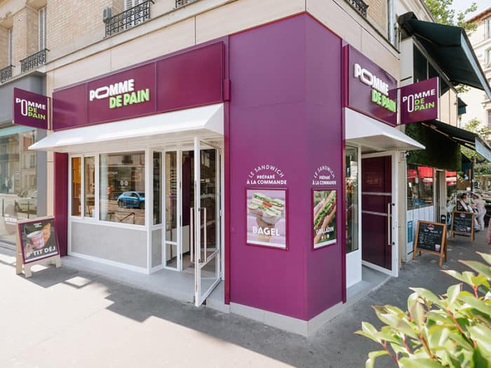 Restaurant Pomme de Pain au nouveau concept à Boulogne-Billancourt