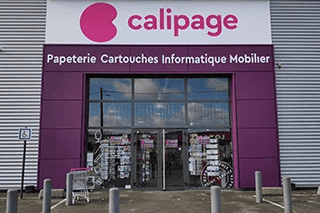 Magasin de papeterie à l