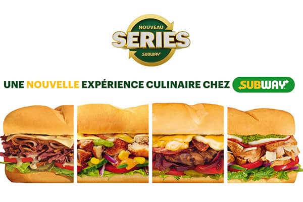 Nouvelles recettes Subway, septembre 2023