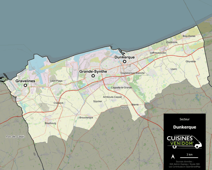 Cuisines-Venidom-Ville-Dunkerque-Cuisiniste-Carte-Secteur-Gravelines-Grande-Synthe-Dunkerque