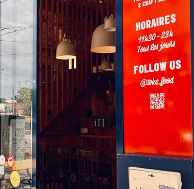 Terrasse de restaurant à l