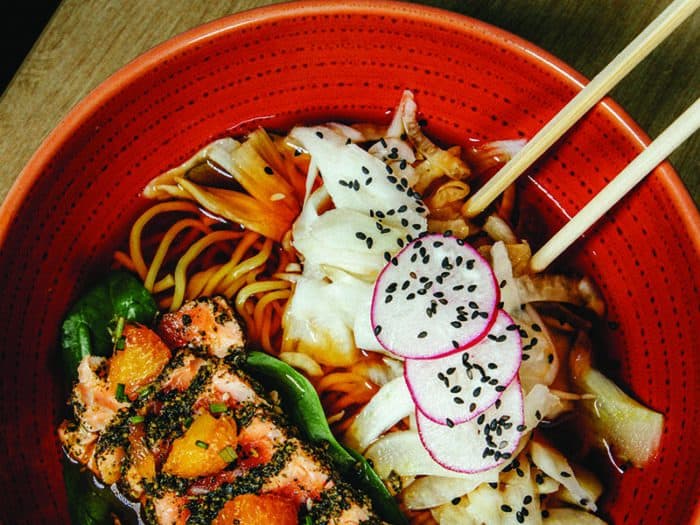 Produits de la franchise de restaurants Yattta ! Ramen