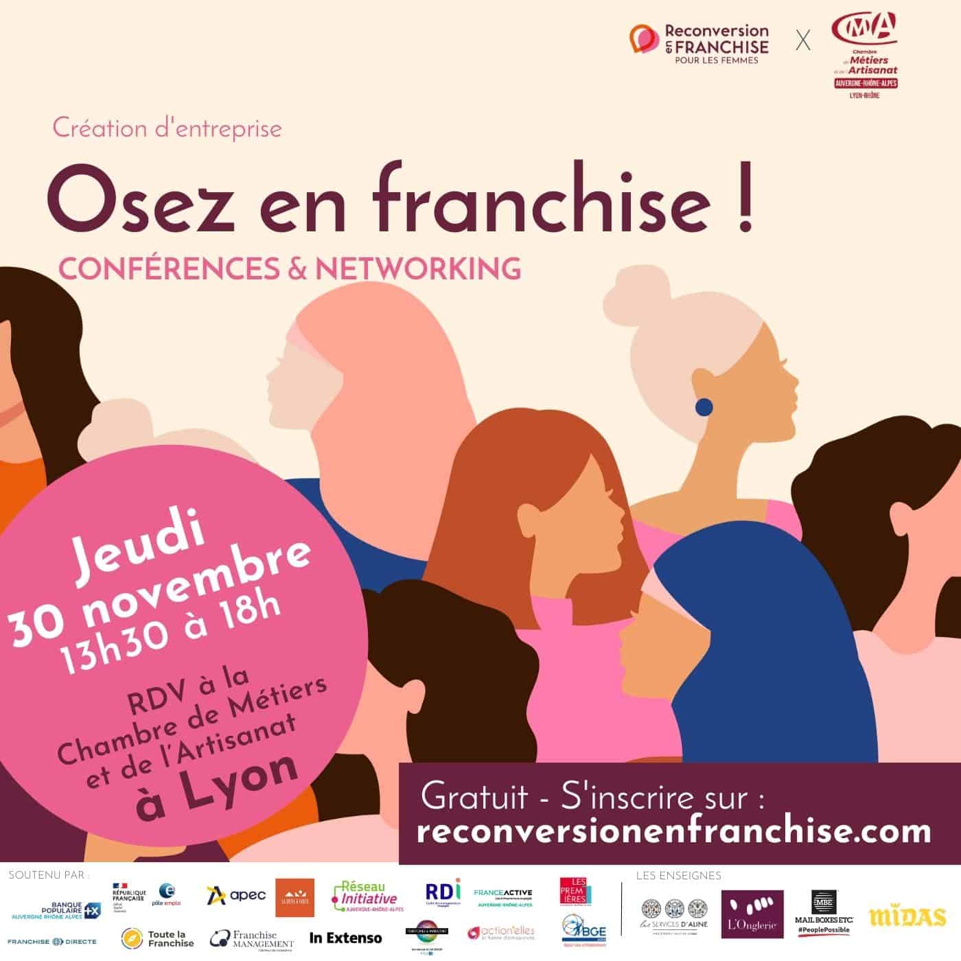 Un rendez-vous pour se lancer en Auvergne-Rhône-Alpes le 30 novembre