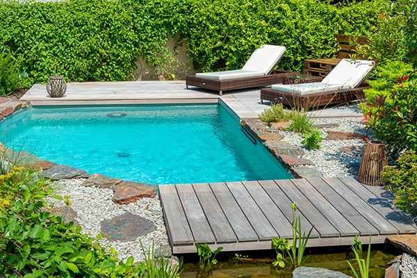 Modèle de piscine réalisé par l