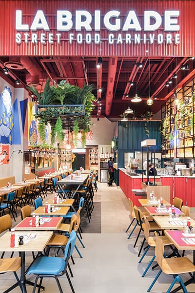 Intérieur de restaurant à l