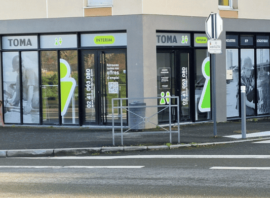 Agence TOMA Intérim en franchise à Angers