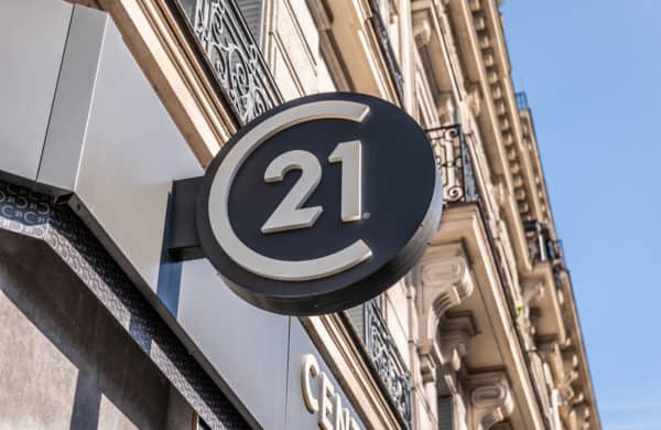 century 21 Enseigne drapeau 3