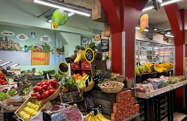 Magasin de produits bio Naturalia au concept