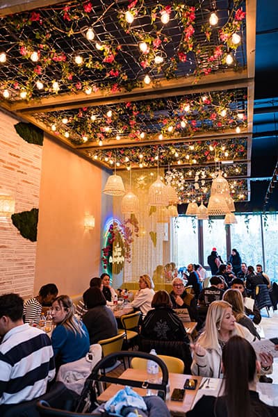 Salle de restaurant à l