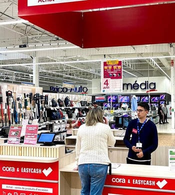 Corner de produits d