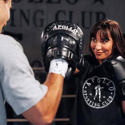 Salle de boxe à l