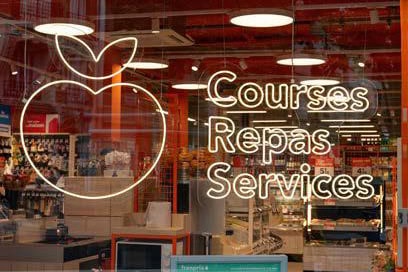 Baseline du nouveau concept magasins franprix oxygene