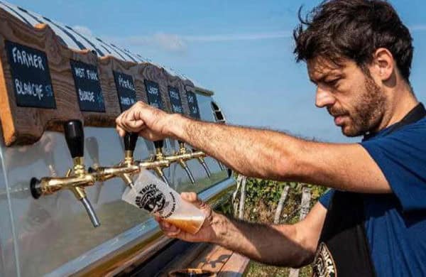 Bar à bières artisanales itinérant à l