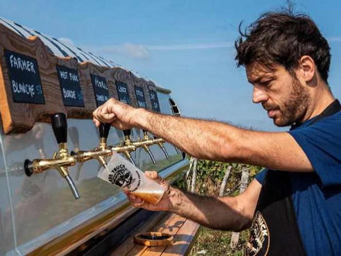 Bar à bières artisanales itinérant à l