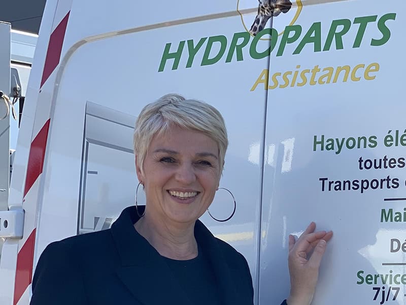 Géraldine Leraux, directrice du réseau national Hydroparts Assistance