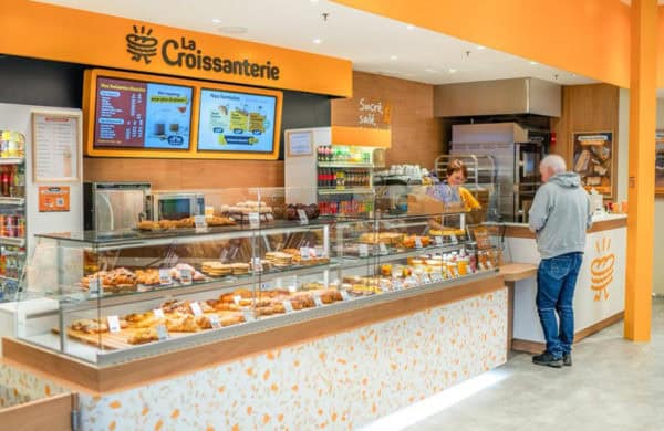 Comptoir de point de vente à l