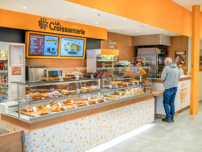 Comptoir de point de vente à l