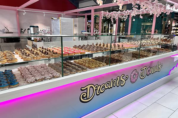 Vitrine de produits de l