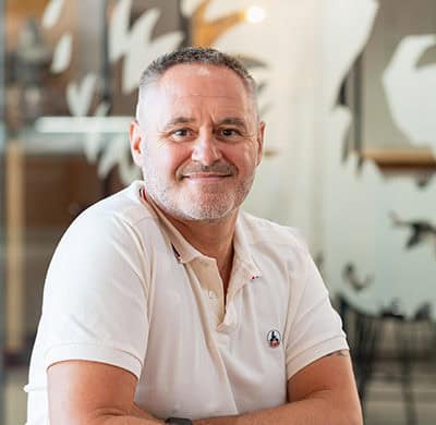 Miguel Pinto, franchisé Columbus Café à Caen, dans le Calvados