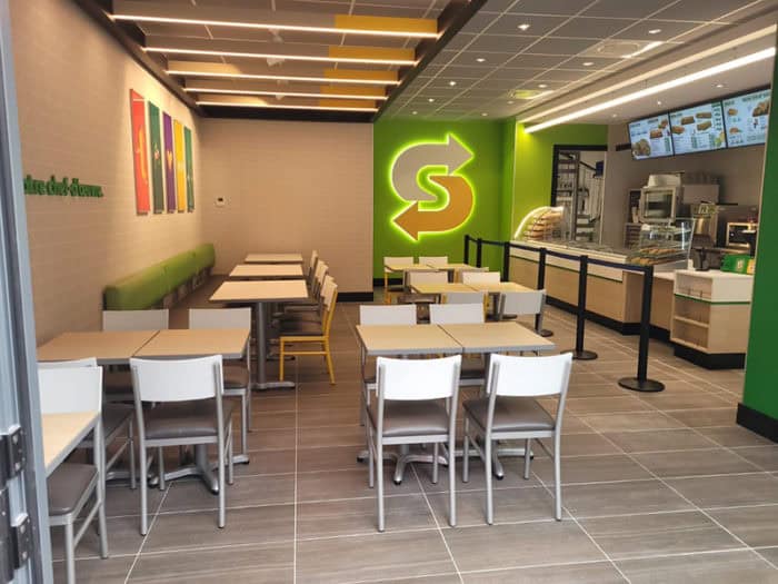 Salle de restaurant au nouveau concept à l