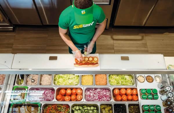 Comptoir de restaurant à l