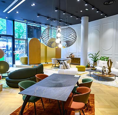 Magasin de mobilier design à l