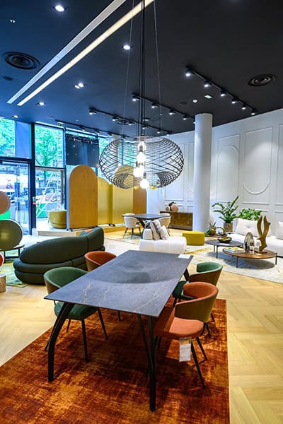 Magasin de mobilier design à l