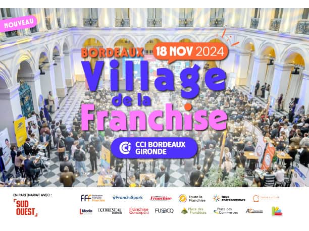 Le Village de la Franchise attend une cinquantaine d’enseignes à Bordeaux le 18 novembre
