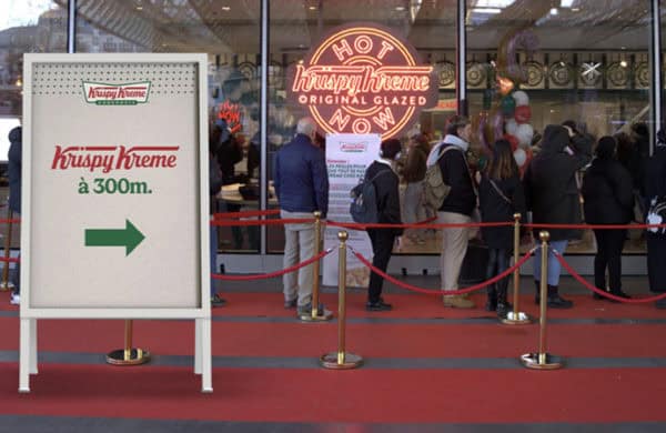 Boutique de donuts Krispy Kreme à Paris Châtelet
