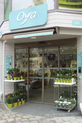 Magasin de fleurs à l