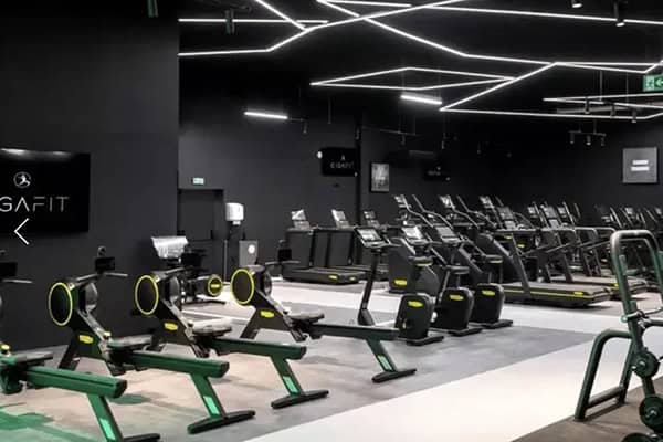 Salle de fitness à l