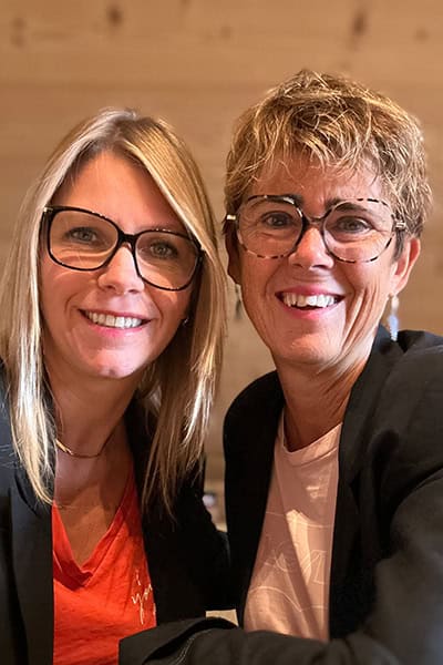 Aline Gilbert et Christelle Molteni, Fondatrice et Co-Gérante, Les Services d’Aline