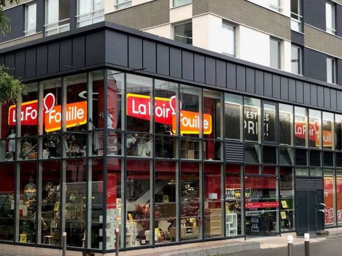 Magasin discount à l