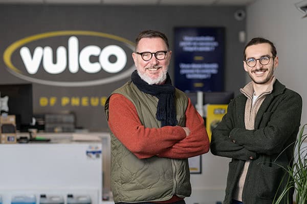 François et Clément Berthet, franchisés Vulco dans le Bas-Rhin
