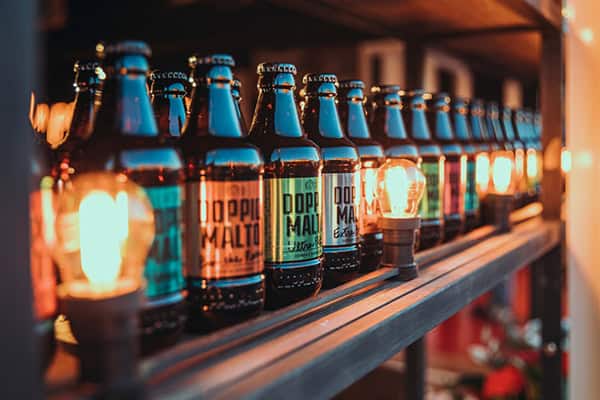 Bières artisanales - enseigne Doppio Malto