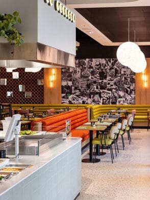 Comptoir de restaurant à l