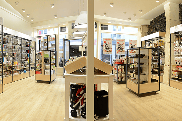 Intérieur de magasin d