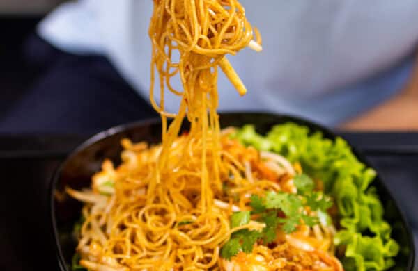 Plat de restaurant à l